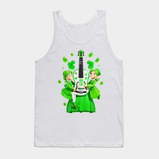 Feel the Rhythm of Traditional St. Patrick's Day Music Tank Top